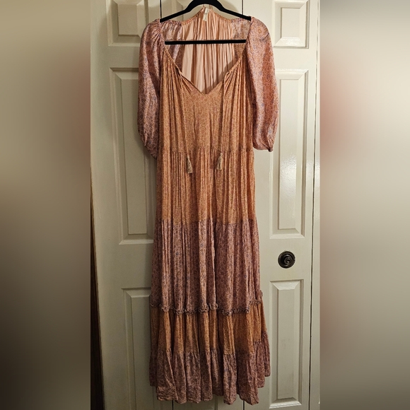 Spell Rae Gown in Peach - Picture 2 of 9